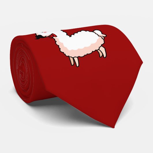 Fancy Llama-Stropdas Stropdas (Opgerold)