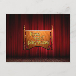 fancy logo-briefkaart feestdagenkaart