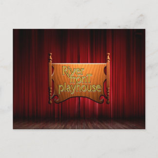 fancy logo-briefkaart feestdagenkaart