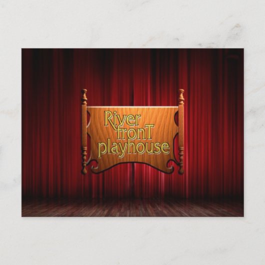 fancy logo-briefkaart feestdagenkaart (Voorkant)