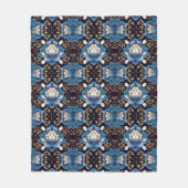 Fancy Lotus Tegel Pattern Fleece Deken (Voorkant)