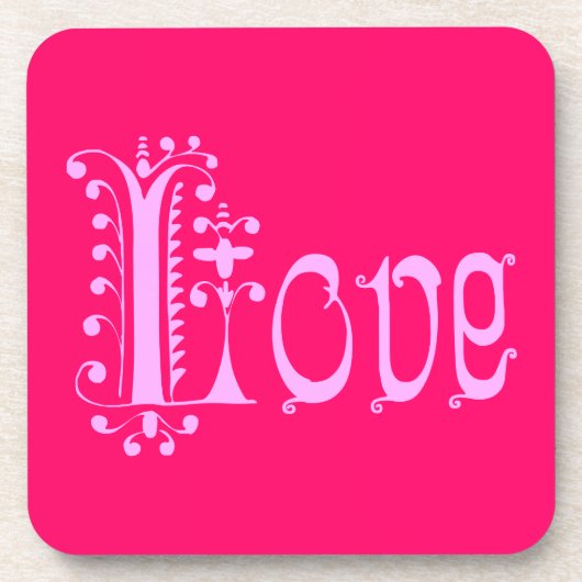 FANCY LOVE BIER ONDERZETTER (Voorkant)