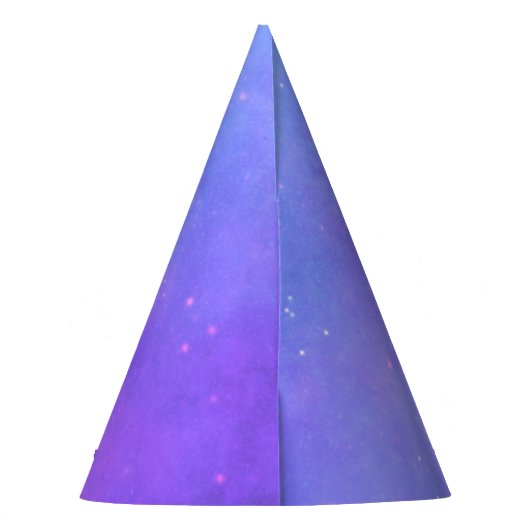  Fancy maan Abstracte vormen Paars Feesthoedjes (Achterkant)