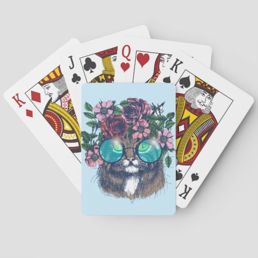 Fancy Maine Coon Pokerkaarten (Achterkant)