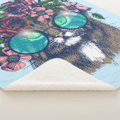 Fancy Maine Coon Sherpa Deken (3/4)