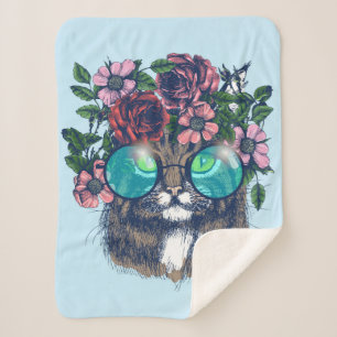 Fancy Maine Coon Sherpa Deken