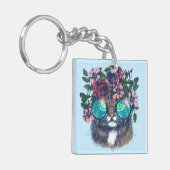 Fancy Maine Coon Sleutelhanger (Voorkant Links)