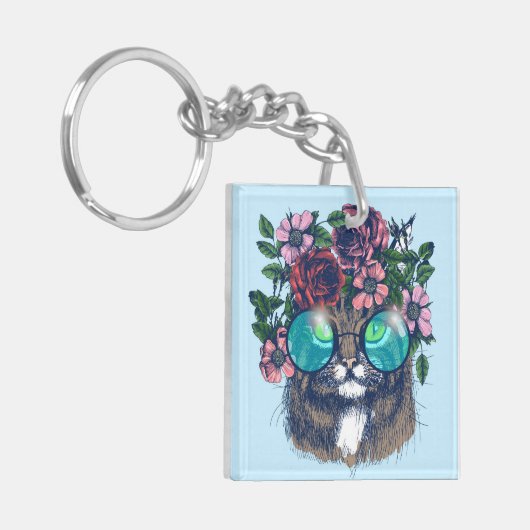 Fancy Maine Coon Sleutelhanger (Voorkant Links)