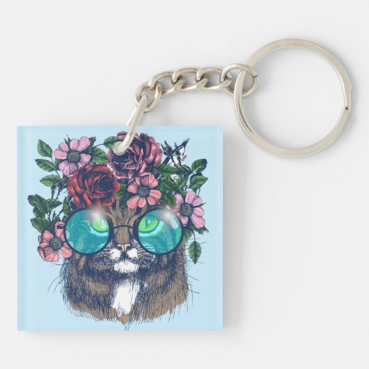 Fancy Maine Coon Sleutelhanger (Achterkant)