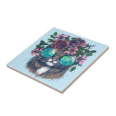 Fancy Maine Coon Tegeltje (Zijkant)