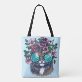 Fancy Maine Coon Tote Bag (Achterkant)