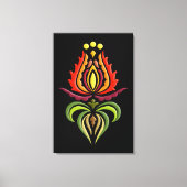 Fancy Mantle Embroidery - Hongaarse Folk Art Canvas Afdruk (Voorkant)