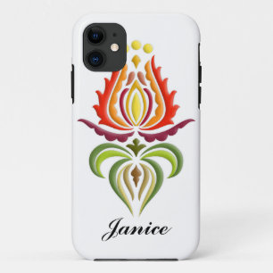 Fancy Mantle Embroidery - Hongaarse Folk Art iPhone 11 Hoesje