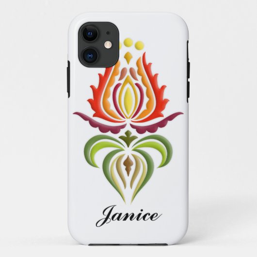 Fancy Mantle Embroidery - Hongaarse Folk Art Case-Mate iPhone Case (Achterkant)