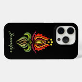 Fancy Mantle Embroidery - Hongaarse Folk Art Case-Mate iPhone Case (Achterkant (horizontaal))