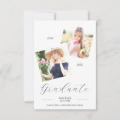 Fancy Manuscript 2 Foto's toen & nu Afstuderen (Voorkant)