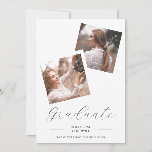 Fancy Manuscript 2 het Afstuderen van de Foto's va Kaart (Voorkant)