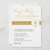 Fancy Manuscript Eerste Communicatie Uitnodigingen (Voorkant)