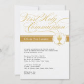 Fancy Manuscript Eerste Communicatie Uitnodigingen (Voorkant)