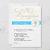 Fancy Manuscript Eerste Communicatie Uitnodigingen (Voorkant)