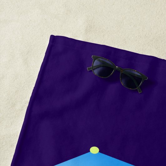 Fancy Margarita Cocktail Night Life Beach Towel Strandlaken (In situ)