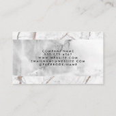 Fancy marmer | Ankerpictogram Visitekaartje (Achterkant)