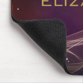 Fancy maroon achtergrond met Wispy Gold-accessoire Muismat (Hoek)