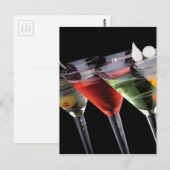 Fancy Martinis Briefkaart (Voorkant / Achterkant)