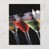 Fancy Martinis Briefkaart (Voorkant)