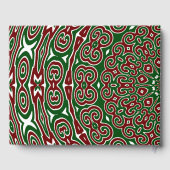 Fancy Maximalist Groovy Christmas Mandala Gastenboek (Achterkant)