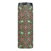 Fancy  Maximalist Groovy Christmas Mandala Thermosbeker (Achterkant)