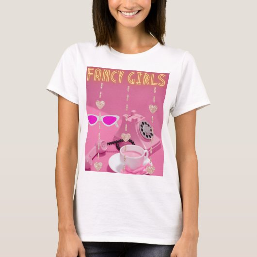 fancy meisjes t-shirt (Voorkant)