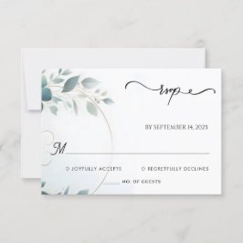 Fancy metaalglam glanzend high-end zilveren bruilo RSVP kaartje