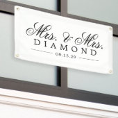 Fancy mevrouw en mevrouw Car Banner (Buitenkant Gebouw)