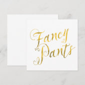 Fancy mieren Citaat Faux Gold Foil Ontworpen (Voorkant / Achterkant)