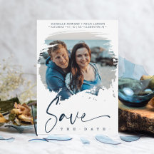 Fancy modern penseeleffect Fotohuwelijk