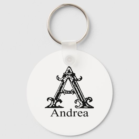 Fancy monogram: Andrea Sleutelhanger (Voorkant)