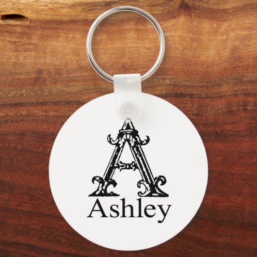 Fancy monogram: Ashley Sleutelhanger (Voorkant)