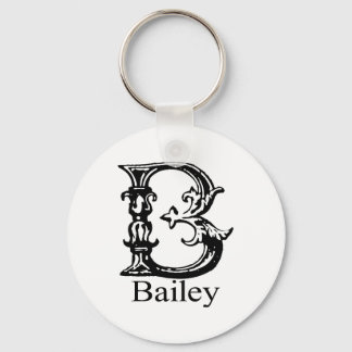 Fancy monogram: Bailey Sleutelhanger