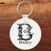Fancy monogram: Bailey Sleutelhanger (Voorkant)