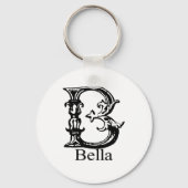 Fancy monogram: Bella Sleutelhanger (Voorkant)