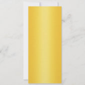 Fancy Monogram Bewaar de Datum (goud) Save The Date (Achterkant)