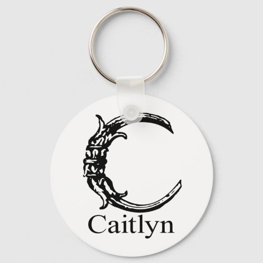 Fancy monogram: Caitlyn Sleutelhanger (Voorkant)