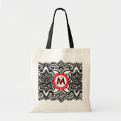 Fancy monogram cery Tas, Tote Bag (Voorkant)