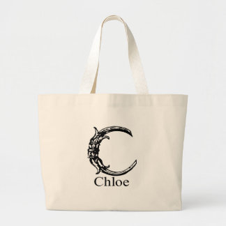 Fancy monogram: Chloe Grote Tote Bag