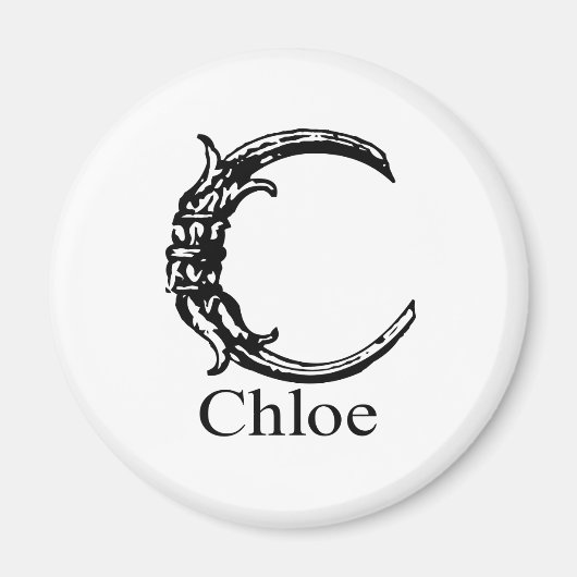 Fancy Monogram: Chloe Magneet (Voorkant)