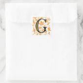 Fancy Monogram ‘G’ - Sticker (Tas)