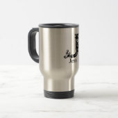 Fancy monogram: Jess Reisbeker (Voorkant links)
