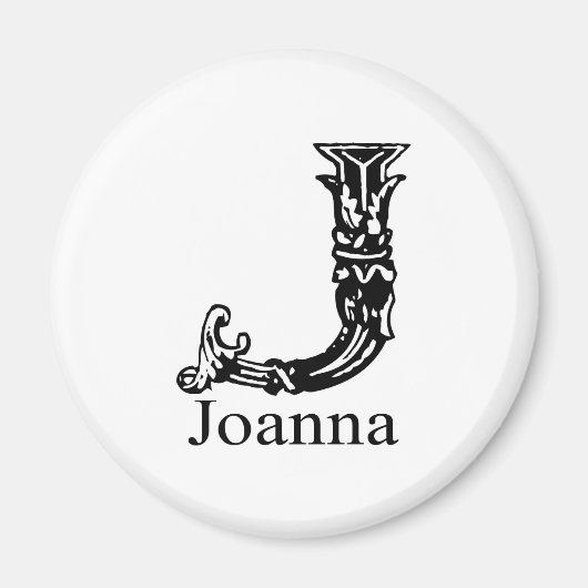 Fancy Monogram: Joanna Magneet (Voorkant)