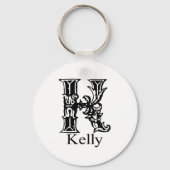 Fancy monogram: Kelly Sleutelhanger (Voorkant)